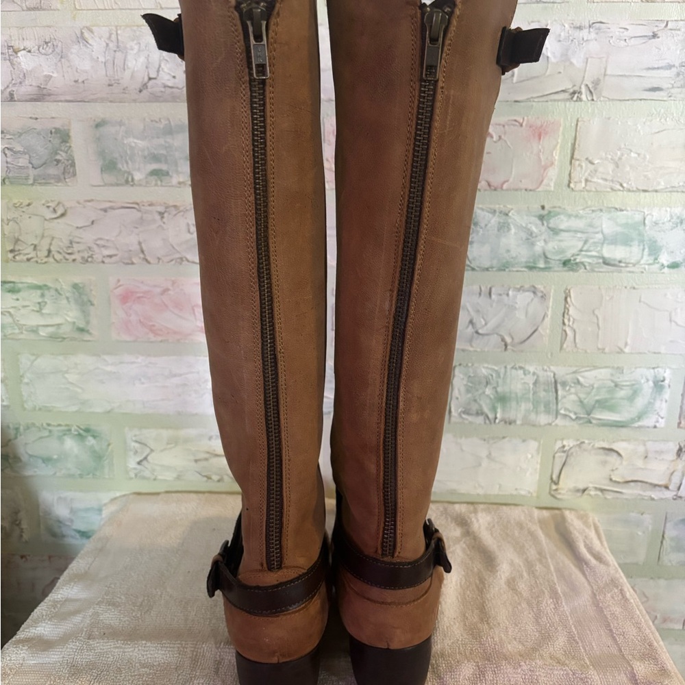 Brown Tall Riding Boots - Picture 4 of 10